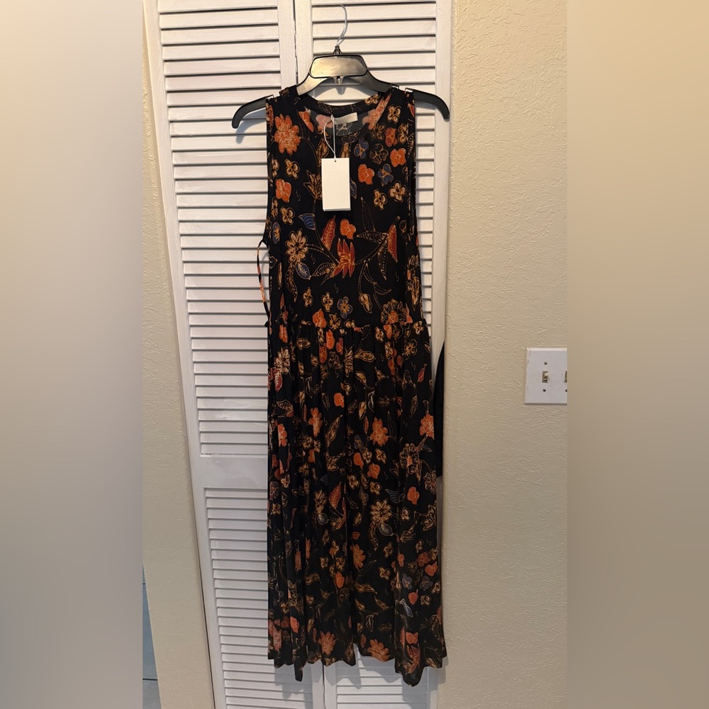 NWT Ulla Johnson Side Tie Sleeveless Pullover Floral size s Clea odessa dress